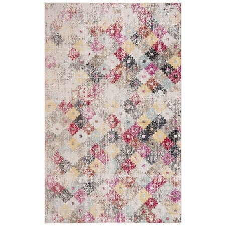 Safavieh Montage Power Loomed Rectangle Area Rug Taupe & Multi - 4 x 6 ft. MTG164E-4